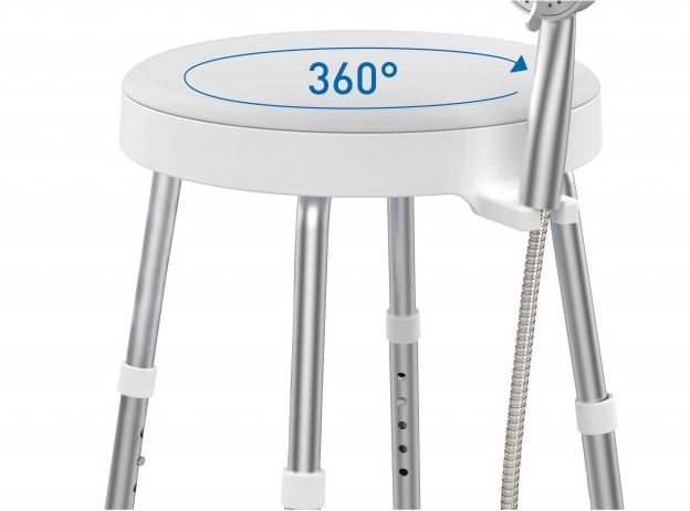 Weinberger Otočná stolička do sprchy s držákem sprchy 46476